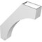 Ekena Millwork 4-in. W x 22-in. D x 28-in. H Imperial Architectural Grade PVC Knee Brace BRCP04X22X28IMP - alternate 3